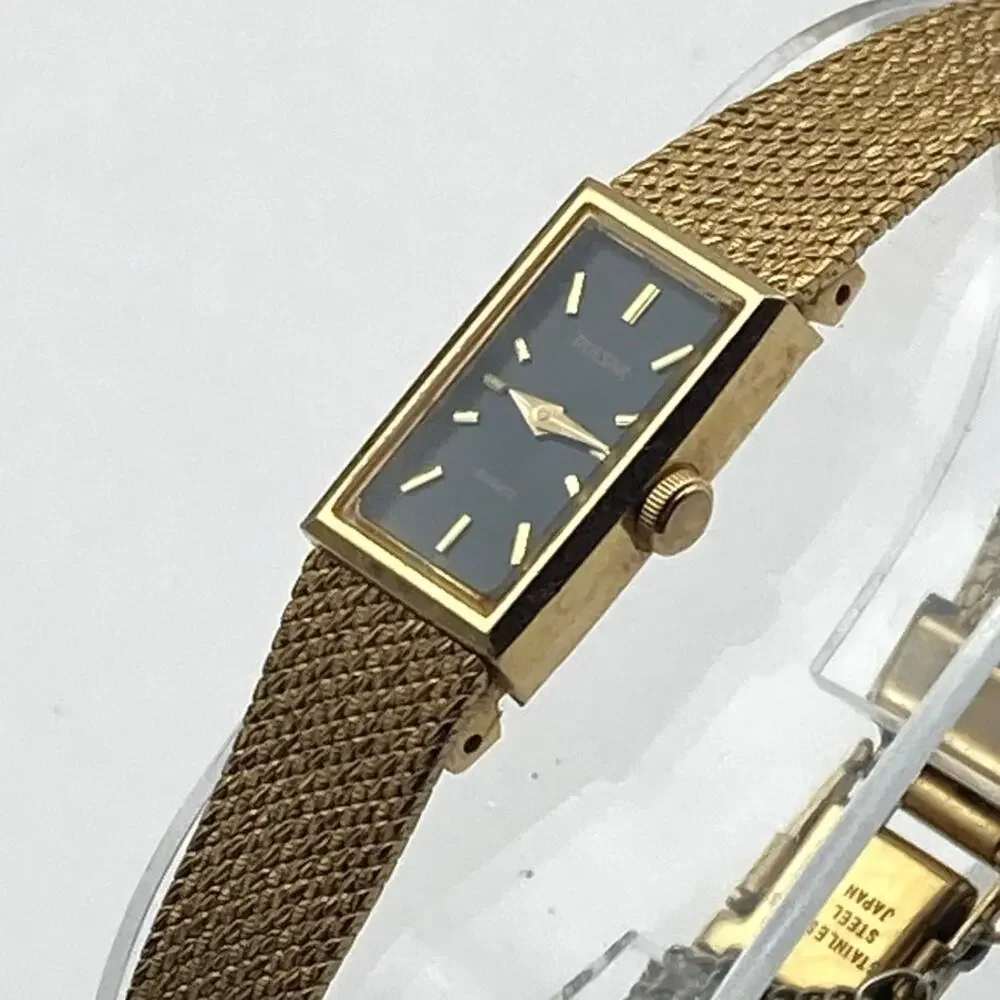 VTG Pulsar V220-5560 Women's Petite Dress Watch 12mm - New Battery Wrist 6.25